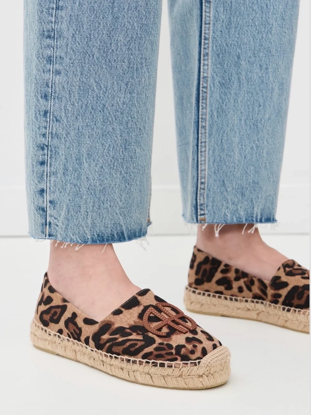 NWT Anine Bing Leopard Espadrilles, size 11 (EU41)